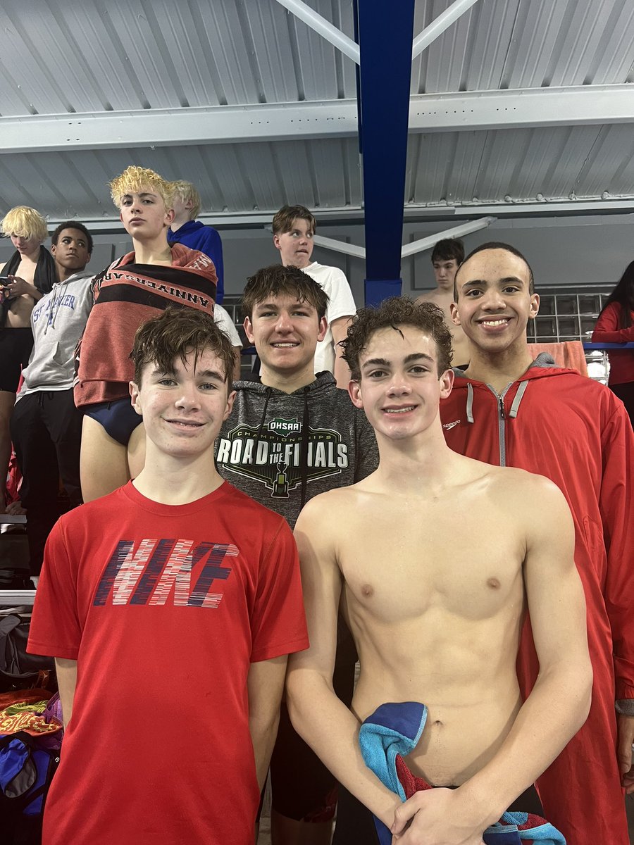 Congrats to the boys Medley Relay for qualifying for districts
<a href="/nrhsathletics/">Doug Foote</a>