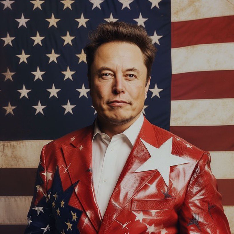 ElonMuskAOC's tweet photo. Do you love America as much as me? 

🇺🇸🇺🇸🇺🇸 https://t.co/Wao0FDuXto