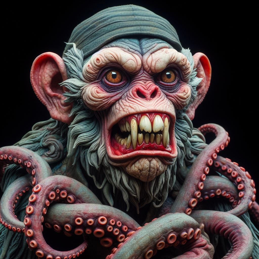 Ext4png's tweet photo. 🐒 +🐙 https://t.co/GAz27d7oiZ