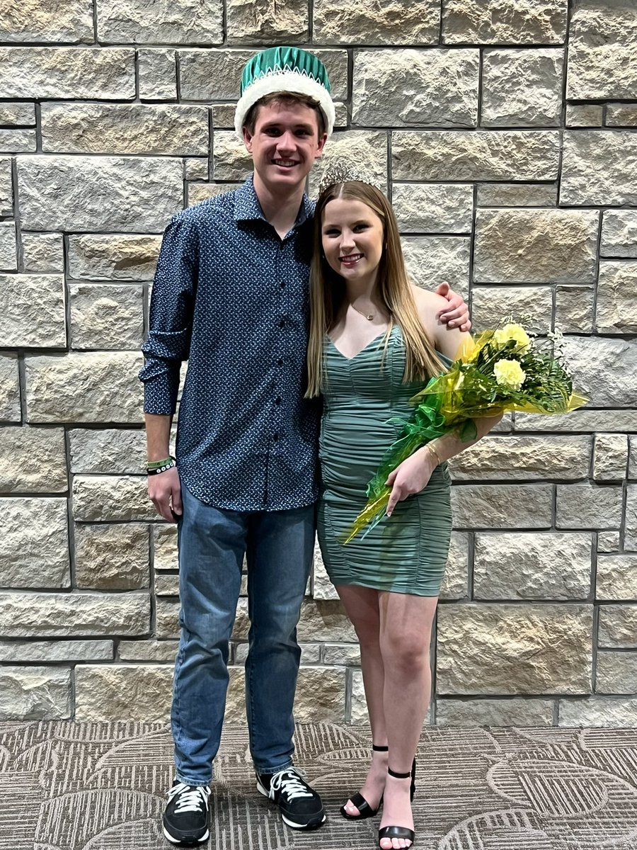 SportsMDF's tweet photo. Spoofhound Courtwarming King Connor Blackford and Queen Maggie Farnan https://t.co/SURiaLGIKo