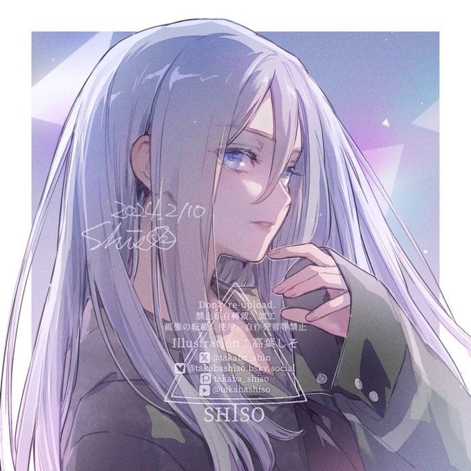 奏ちゃんバースデーガチャお迎えしたので初描き 7h#宵崎奏誕生祭2024 #prsk_FA #shisoART 