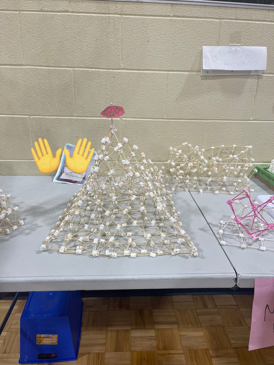 #STEM challenge at <a href="/CedarlandSchool/">Cedarland School</a>  marshmallows and toothpicks. Grades 1-8 participating. Another fun school activity with some creativity and brainstorming. Loved the work the students did. <a href="/GEDSB/">Grand Erie District School Board</a>