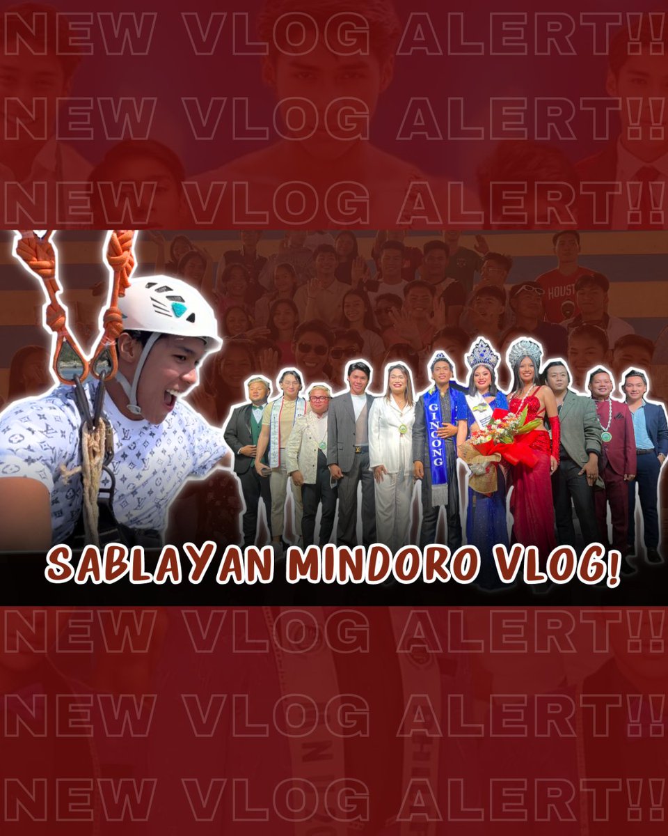 MichaelVerArmy's tweet photo. 𝐍𝐄𝐖 𝐕𝐋𝐎𝐆 𝐀𝐋𝐄𝐑𝐓 🚨

"SABLAYAN MINDORO VLOG!"

🖇: https://t.co/wYWHxIeSu4

LIKE, COMMENT, SHARE &amp; SUBSCRIBE 😉

#MichaelVerComaling #michaelver9 
#MichaelVerArmy #NewVlog https://t.co/DHBf1IRmNL