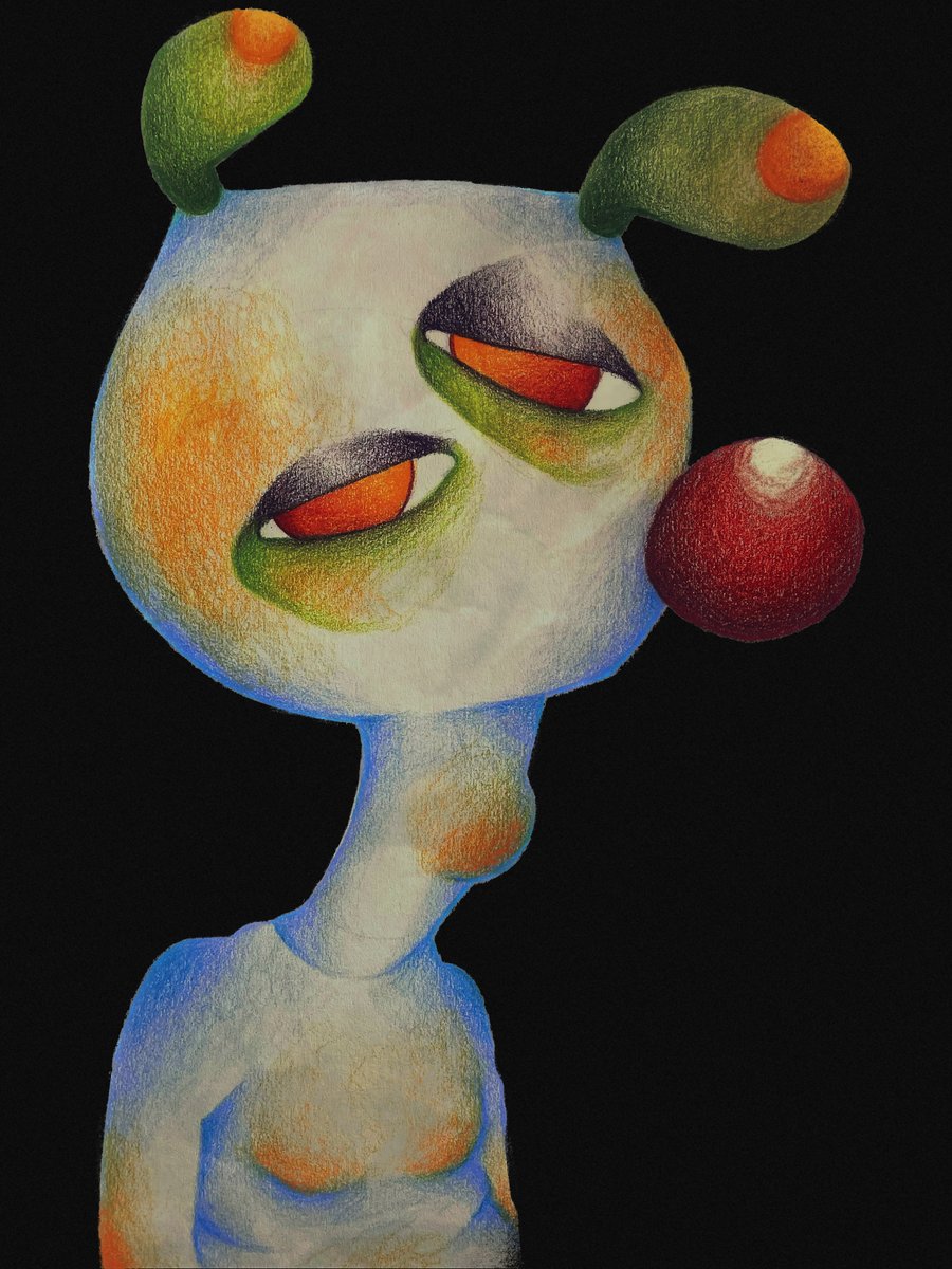koomoori's tweet photo. colored pencil doodles https://t.co/X0yfvmRhlk