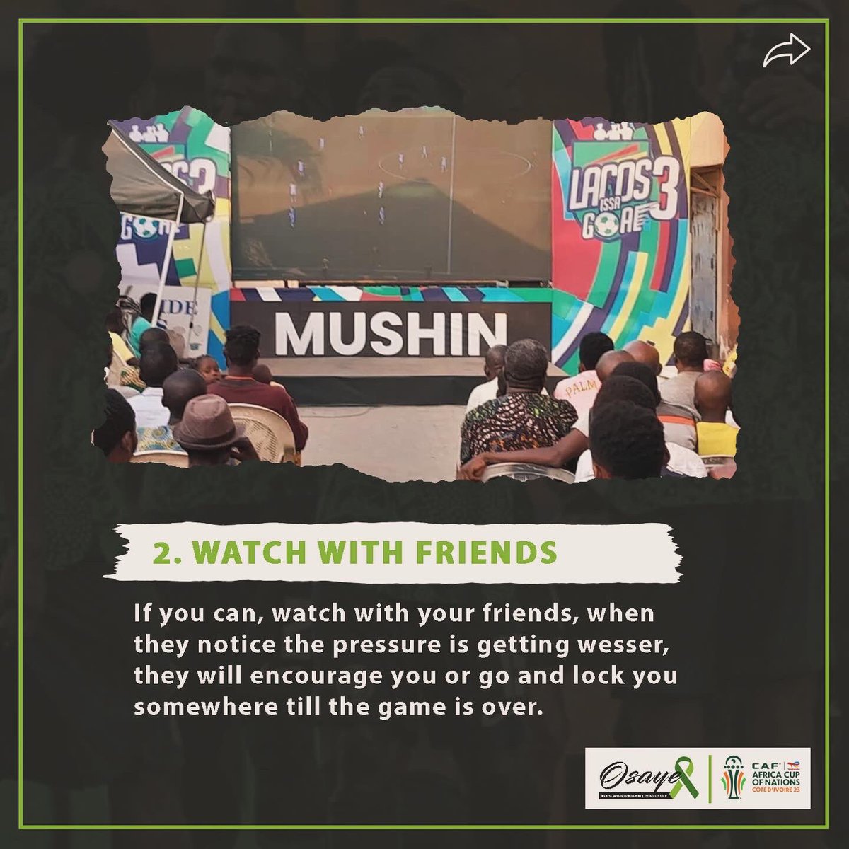 Osaye_peace's tweet photo. I put together some tips to help folks stay safe for the #AFCONFinal clash against Ivory Coast on Sunday!
#AFCON2024 is coming home and banter is not sweet if we are in mourning. This victory will meet us safe and well and we will rejoice.
#LetDoItAgain #ItsComingHome https://t.co/hpDkjFwkpO