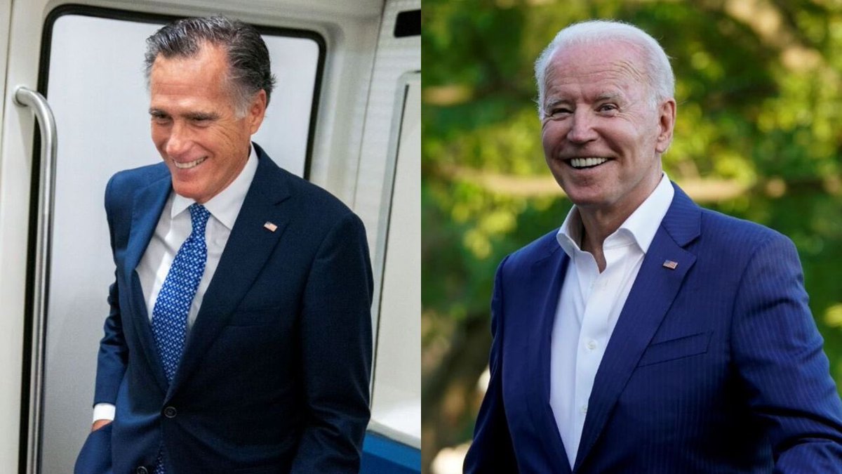 Republican Senator Mitt Romney rejects the notion that President Biden isn’t fit for office: “I've worked with the president and I haven't seen anything that's abnormal before. It was like President Trump saying Niki Haley three times instead of Nancy Pelosi; sometimes you say…