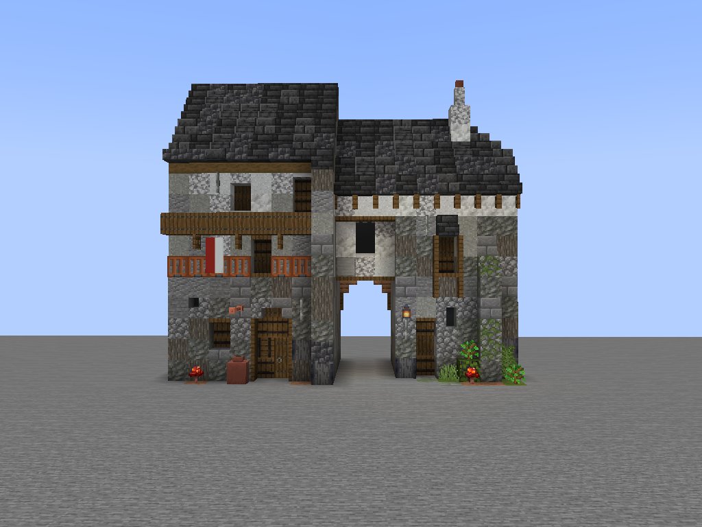 ToadmanMc's tweet image. バニラ建築
石造り
#Minecraft