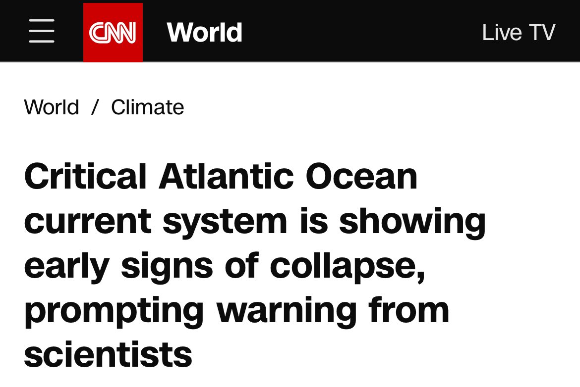 AlixPanama's tweet photo. The world will end with a catastrophic plunge in temperatures … just in time for the USA presidential election. https://t.co/Smr5uHxYoJ