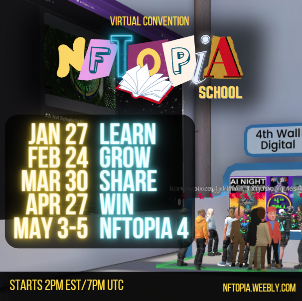 PuzzlerPuzzled's tweet photo. @magicbeastio @AtomicHub @WAX_io @magicbeastio: Welcome! This is exciting, a new @WAX_io project!

Please come to @thenftopia School on Feb. 24, March 30 or NFTOPIA virtual convention in May to let the #WAXFAM know about your #Web3Game based on blockchain technology &amp; Token!

Past events:
https://t.co/eEyEMwcQnn https://t.co/8DQhcdFxVN