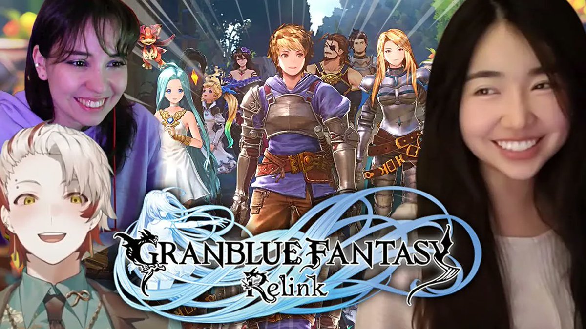 YAYYY Granblue Fantasy: Relink first impressions and gameplay vod with miss dish and xlice out on youtube! 🥹💖 THANK YOU AGAIN @gbf_relink_jp FOR THE PARTNERSHIP!! I am unironically addicted to this game! #Relink