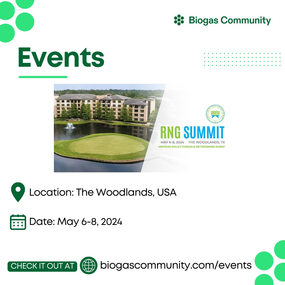 #RNGEvent | Organized by the <a href="/CoalitionForRNG/">RenewableNaturalGas</a>, #RNGSummit is designed to provide real-time updates about each sector of the #renewablegas industry.
👉 Learn more at: hubs.li/Q02kBJlj0
.
#BiogasEvent #Networking #Conferences #Biomethane #Biogas #RNG