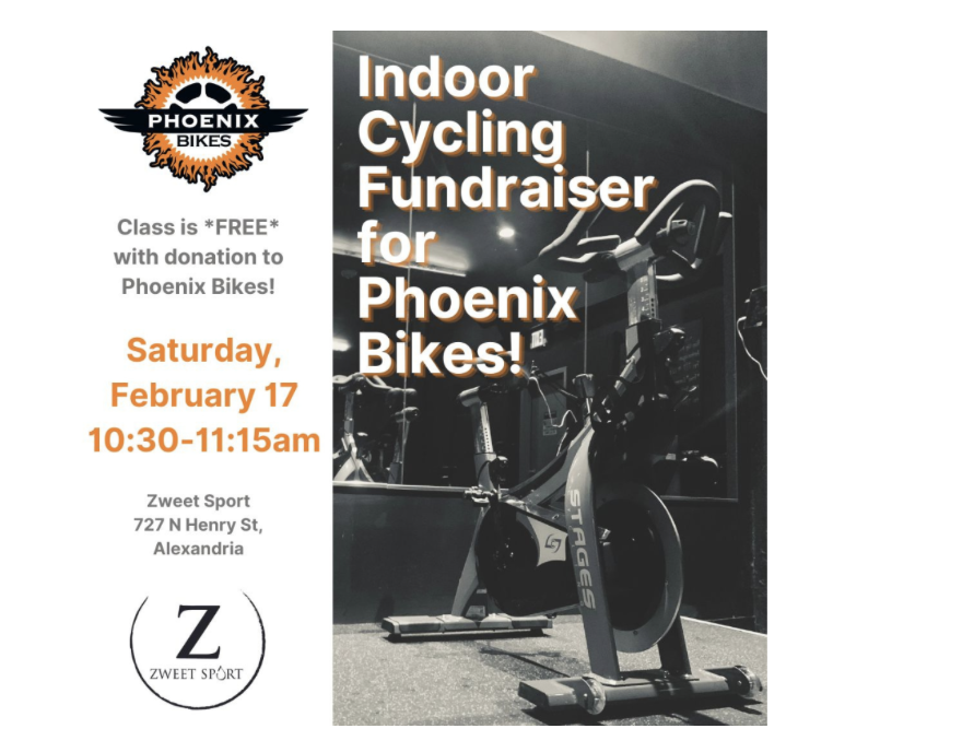 Kids_Giving's tweet photo. Support KidsGiving partner @PhoenixBikes! Spots still available an energetic, fun indoor cycling fundraiser at Zweet Sport! Visit https://t.co/7vJ3999XTP to register! https://t.co/QzFyqRVGXy