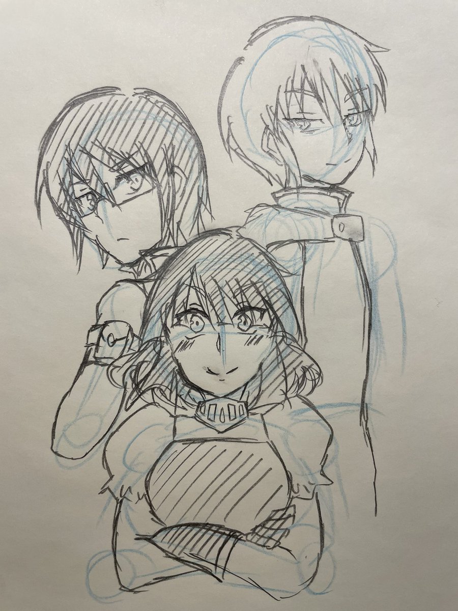 昨日夜中までオリキャラの落書きしてた
勿体無い精神で載せとく( ˘ω˘ ) 