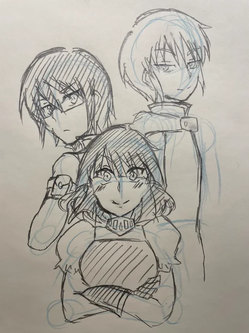 昨日夜中までオリキャラの落書きしてた
勿体無い精神で載せとく( ˘ω˘ ) 