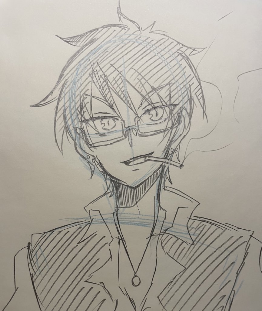 昨日夜中までオリキャラの落書きしてた
勿体無い精神で載せとく( ˘ω˘ ) 