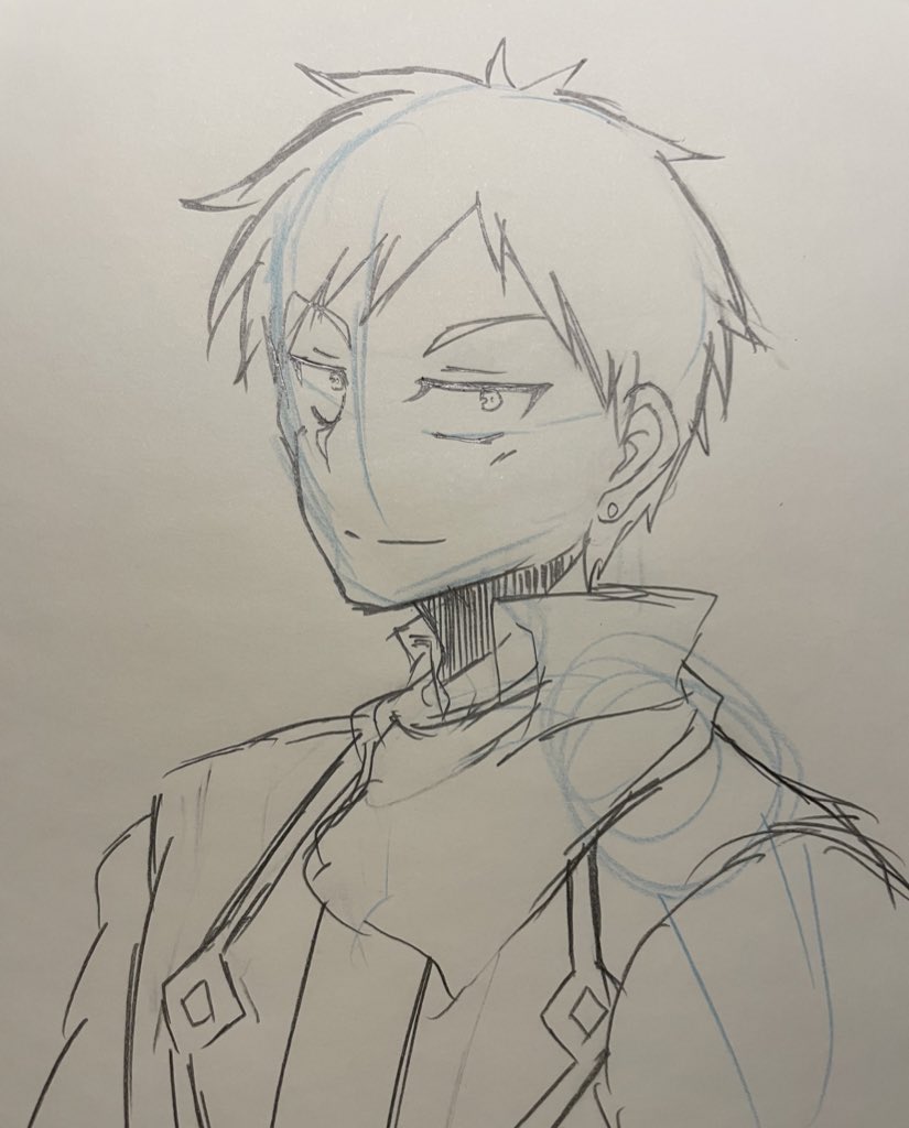 昨日夜中までオリキャラの落書きしてた
勿体無い精神で載せとく( ˘ω˘ ) 