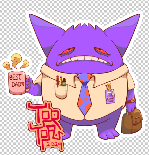 He's doing his best guys...

Made Salaryman Gengar, a Ghost / Corporate Type Pokemon. He's working two jobs to make ends meet.

#Pokemon #digitalart #illustrationart #pokemonfanart #artph #art
