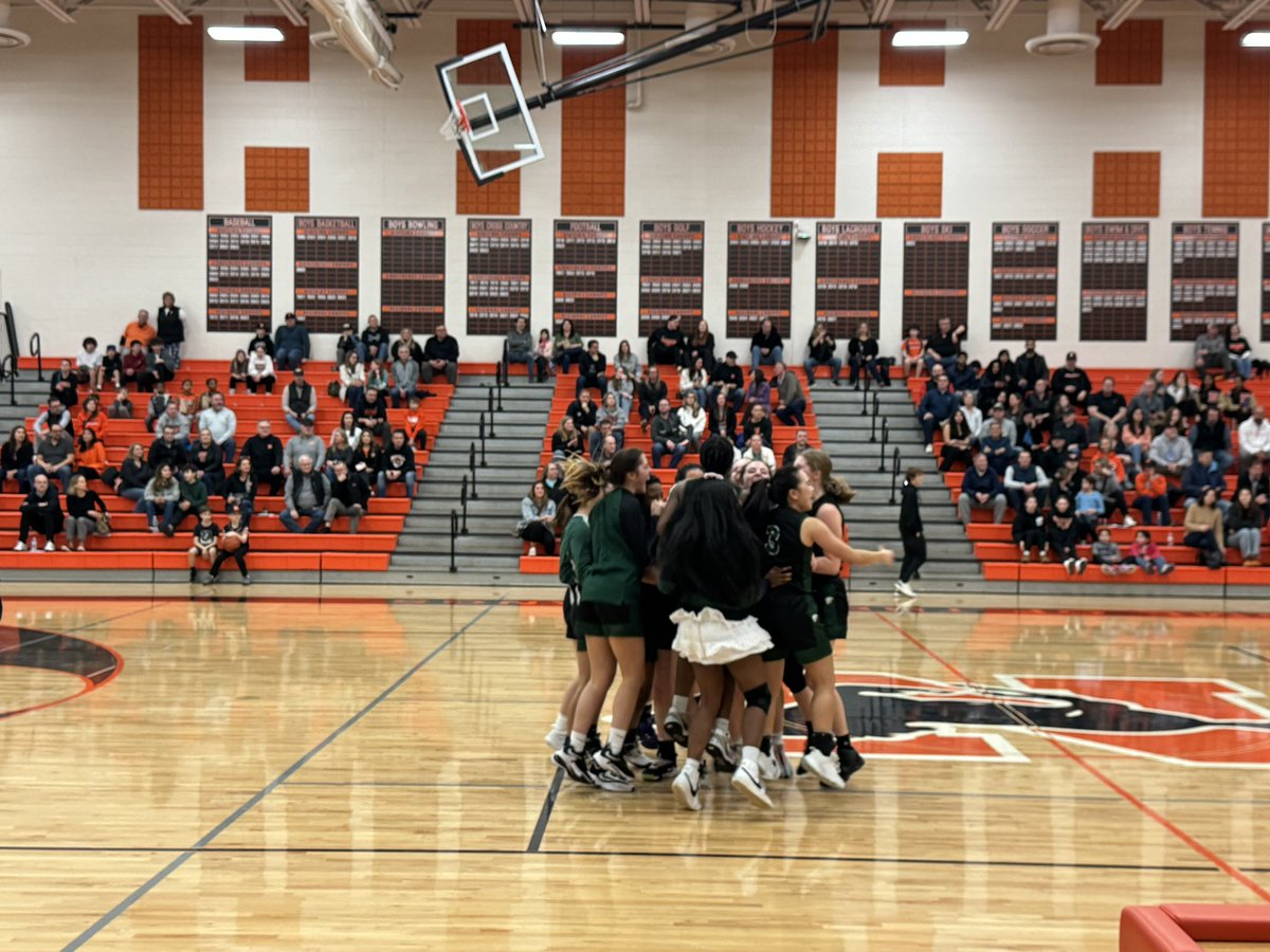 It is an awesome atmosphere here tonight for rivalry night with Northville vs NHS Girls and Boys Basketball! Novi girls got the win first…. Boys are in a tough fight! #NoviPride