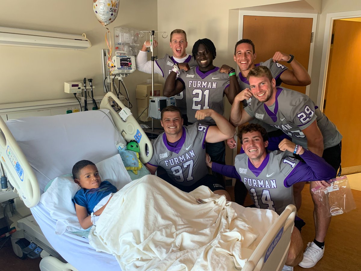 Heartbroken over the loss of @FurmanU's @BryceStanfield- he was an example of everything the @FurmanPaladins stand for and a great friend to @ValiantPlayer -bringing so much joy to the kids at @theprismahealth I salute his parents for raising such an outstanding young man