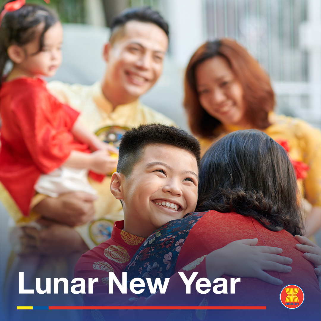 Wishing prosperity, joy, and family celebrations across ASEAN nations for the Lunar New Year, with hopes for blessings and vibrant moments in the Year of the Dragon🎊 #ASEANCulture #ASEAN2024