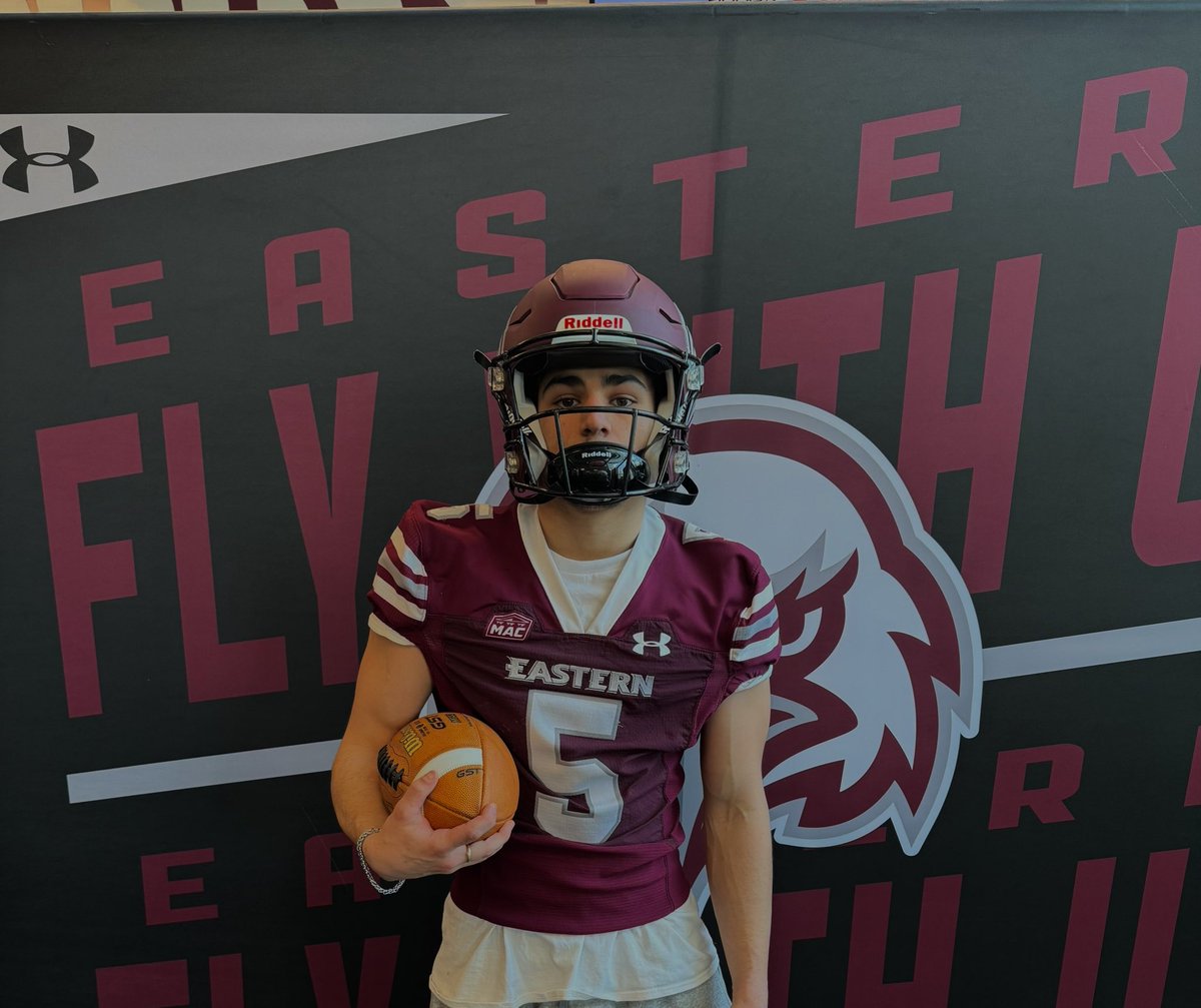 Great visit at ⁦<a href="/EUEaglesFB/">Eastern University Football</a>⁩