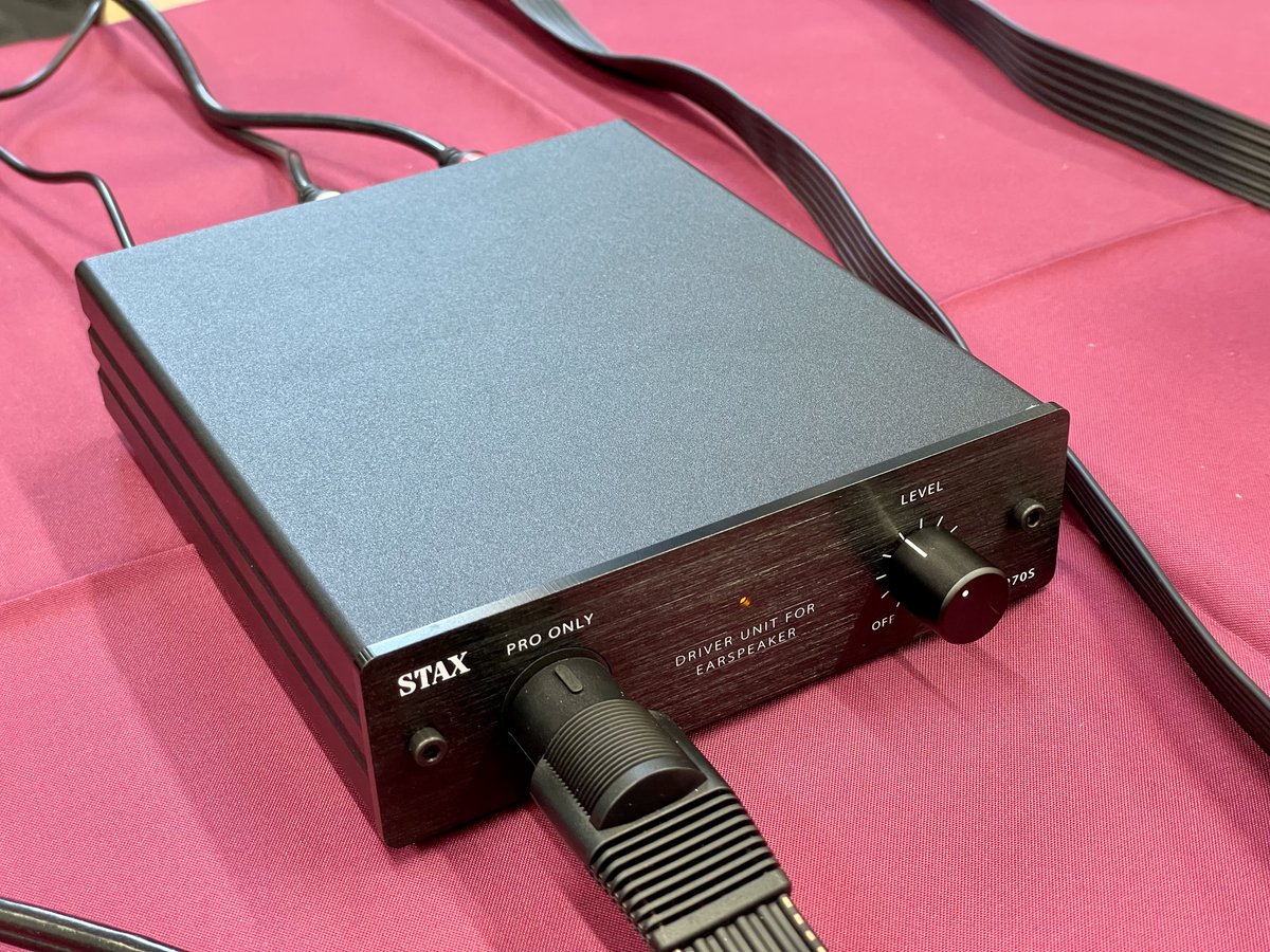 STAXでSRS-X1000(SR-X1とSRM-270S)(仮称)を聴く。イヤースピーカーは