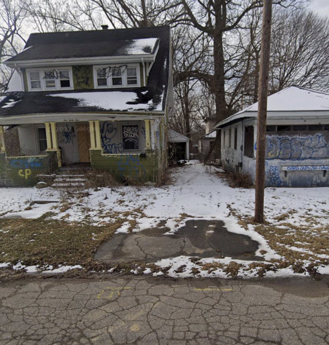 The house I grew up in. This is what 60+ years of democratic leadership looks like