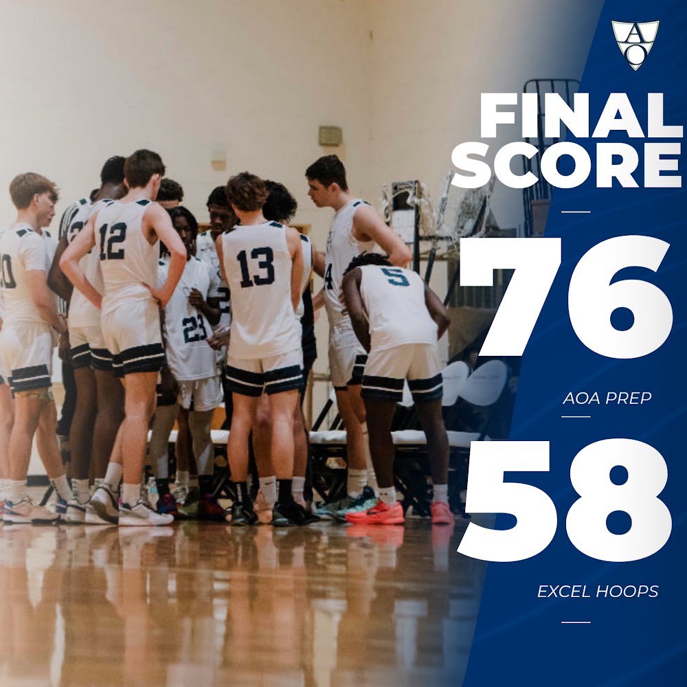AOA_Athletics's tweet photo. Congratulations to AOA Prep on their victory against Excel Hoops. The team moves on to 19-8 on the season. The next game will take place at 3:30 P.M. against OUR PREP at Andrews Osborne Academy. #AOAHOOPS https://t.co/LSE6BhZrS8