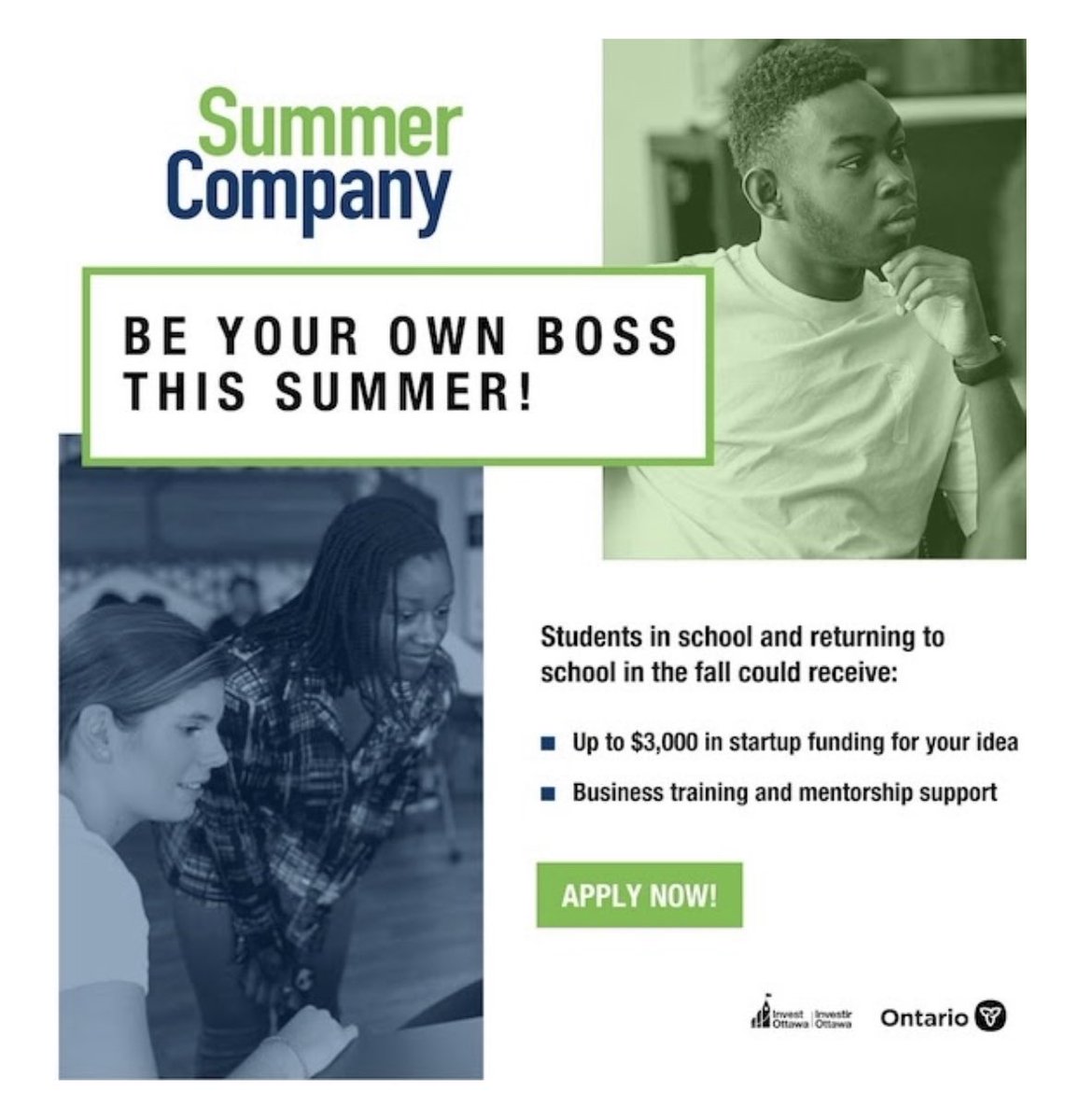 Students aged 15 and 29 - receive up to $3,000, hands-on coaching and more. Applications are now open – apply now! sep.ocsb.ca/home/summer-co… #SummerCompany2024 @Invest_Ottawa