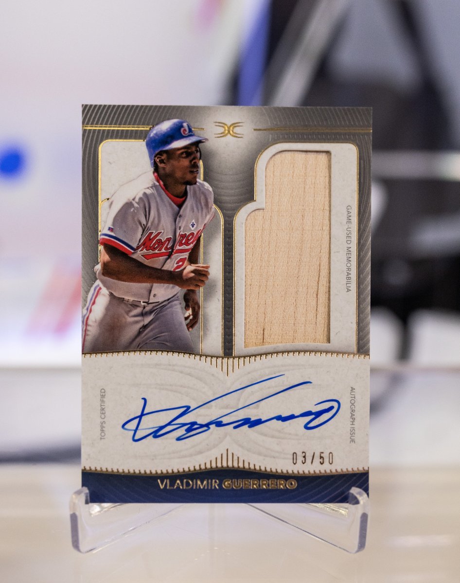 In honor of Vladimir Guerrero Sr.'s birthday, we have 2 great cards to give away! Like and repost for a chance to win.