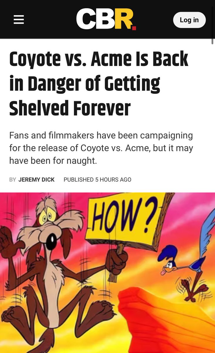 #ReleaseCoyoteVsAcme