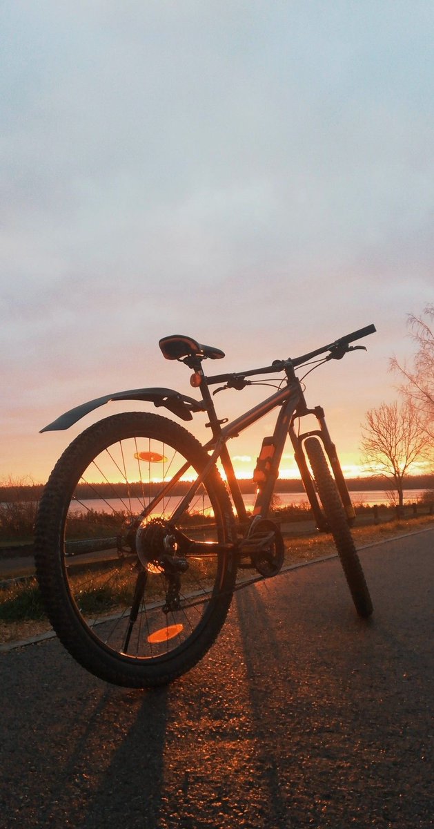 on the road to see the sunrise.