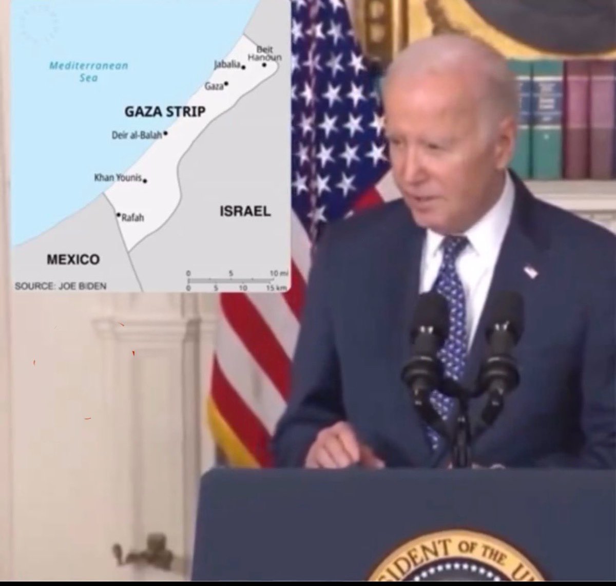 Biden Geography … . . . via Donald Trump . #biden #mexico #trump #DonaldTrump #DonaldJTrump #MAGA #MAGA2024 #JoeBiden #President #GOP #Biden2024 #gaza #Israel #Trump2024