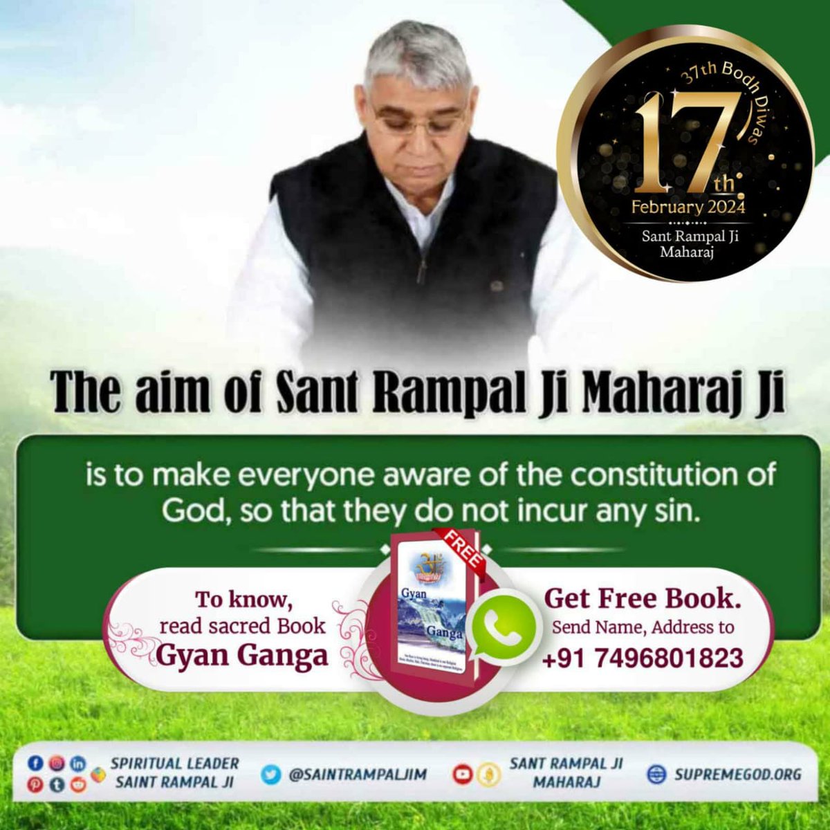 #TheMission_Of_SantRampalJi Sant Rampal Ji Maharaj wants everyone of us to consider other women as daughter, sister and mother according to their age so as to build a good society. 7Days Left For Bodh Diwas