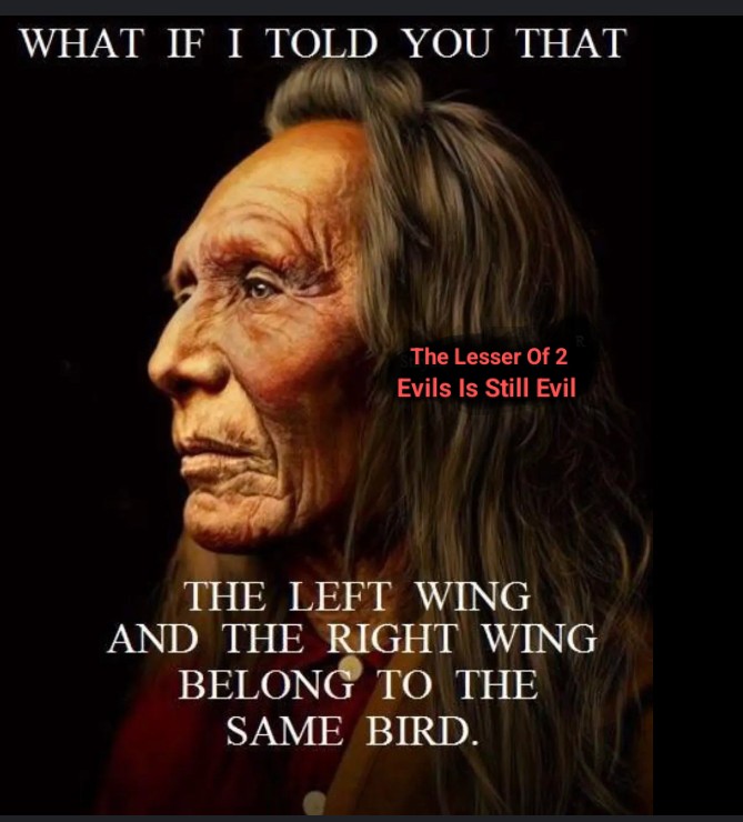 MrSpiritsRaven's tweet photo. #Capitalism allows #WeThePeople to remain #poor drowning in #poverty controlled by the #WealthyClass while foolishly believing you are a class of people who are better off dependent on #Corporations & #PoliticalParties Under WHICH #PoliticalParty have you prospered & improved?
NEITHER.