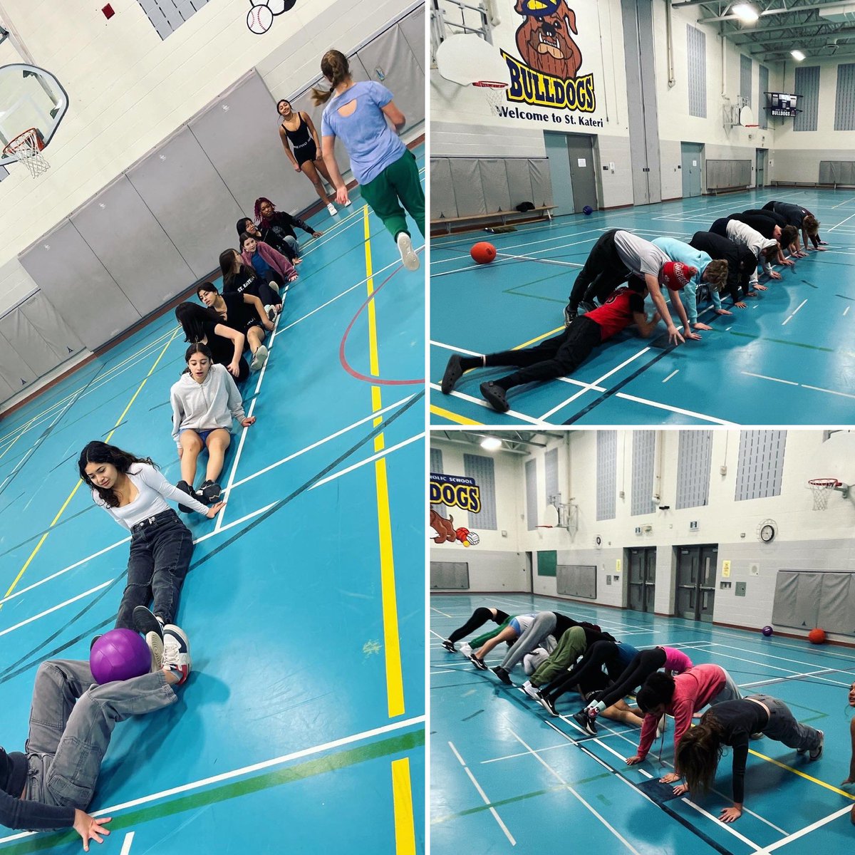 grade8kateri's tweet photo. Team-building activities in gym today! #girlswin
https://t.co/t2lkgzYXIQ https://t.co/Tbu2jzL9EW