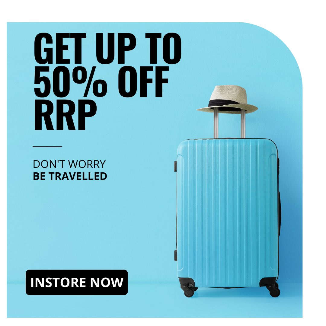 🌟 Exciting news! 🌟 Discover our new exclusive clearance range of luggage, available only in stores. Hurry in to get your hands on these amazing deals while stocks last! Don't miss out on the perfect travel companions at unbeatable prices. Visit our stores today! ✈️🧳 #Clearance