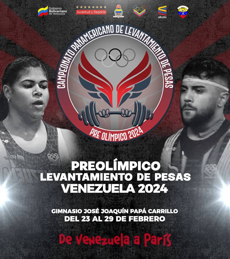 AsopesasMiranda's tweet photo. #TELEDEPORTESTELEVEN Asopesas Miranda en Sintonia, Arriba Venezuela, y pronto el Pre Olimpico de Levantamiento de Pesas, de Venezuela a Paris #vinotintodeloskilos https://t.co/rKDuNzflKg