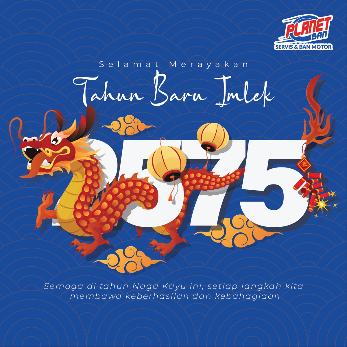 Selamat Tahun Baru Imlek 2575 😍

Pagi hari penuh harapan untuk mencapai puncak kesuksesan dengan jiwa optimis dan penuh kebahagiaan. Semoga tahun ini dapat membawa kesehatan, kesejahteraan dan kemakmuran bagi keluarga dan kerabat. Gong Xi Fa Cai!