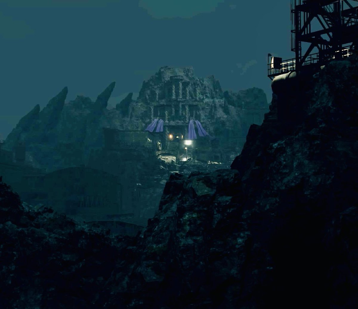 Herr_Ikithon's tweet photo. I feel this screencap... me looking at the Sanctuary from a distance, wanting to be with Osmund 🥰 #ResidentEvil4Remake #OsmundSaddler #LordSaddler #TeamSaddler #MyScreencaps https://t.co/JC2RLNEt90