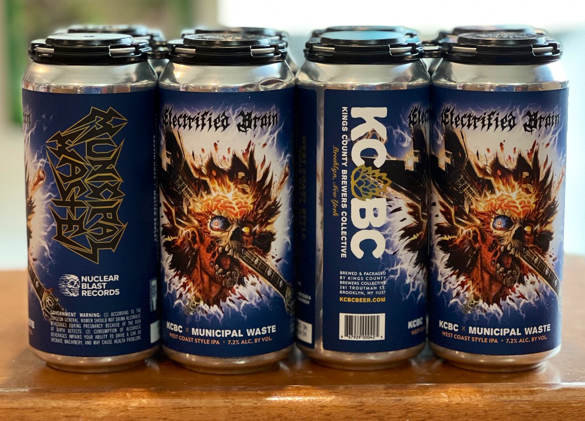 This beer is DELICIOUS! And one of the most Metal beers Ever! I know if my Beer Guru Dave Witte helps to design a beer it’s gonna be amazing, especially when it’s a collaboration with a Metal brewery! 🤘🍺 @WITTE_DW @KCBCbeer @MUNICIPALWASTE