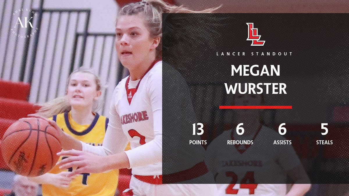Megan Wurster had a great all around game in the Lancer win over Portage Northern
Photo Credit: Amri Kuhn Photography