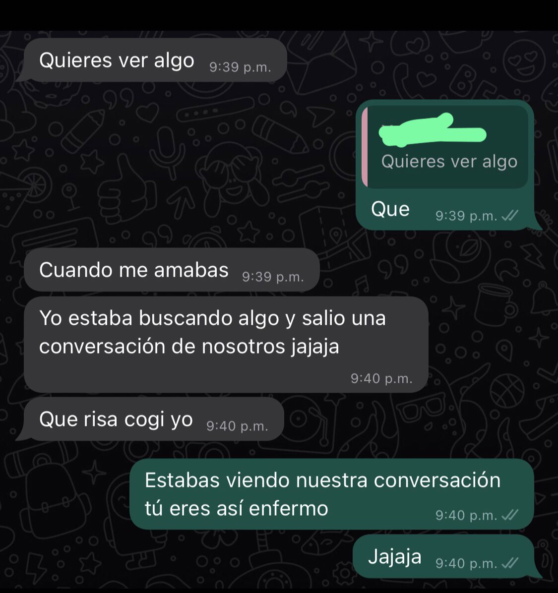 atpg26's tweet photo. Te debes llevar mal con tu ex 
Mi ex: 🤣 https://t.co/glDMPJYJ7y