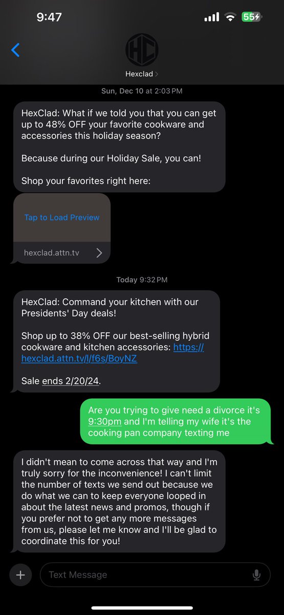 Skip03Cobra's tweet photo. Hey @hexclad really not helping me out at 9:30pm on a Friday night. 
@GordonRamsay as you would say.  Christ. https://t.co/s935cOMehv