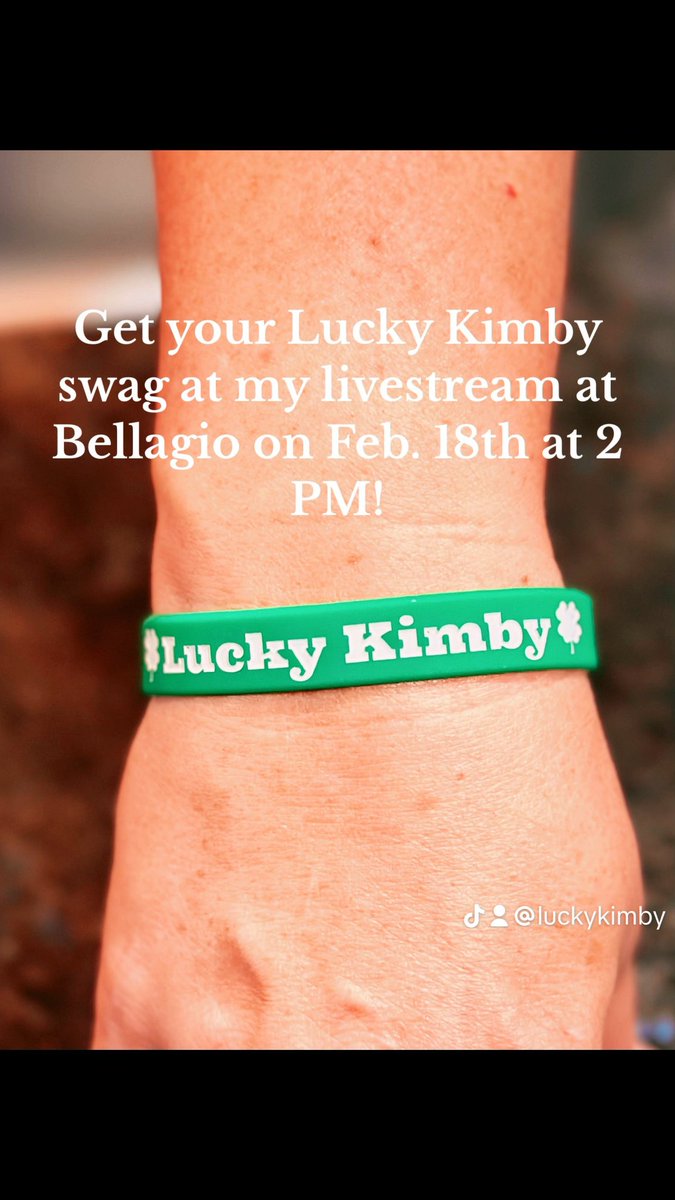 LuckyKimby's tweet image. Get your free swag from Lucky Kimby’s livestream! #luckykimby @Wristbandbros #ExpressWhatMatters