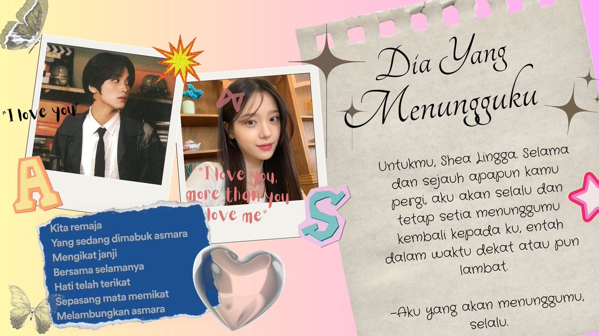 Dia Yang Menungguku

— lee haechan x oc au
