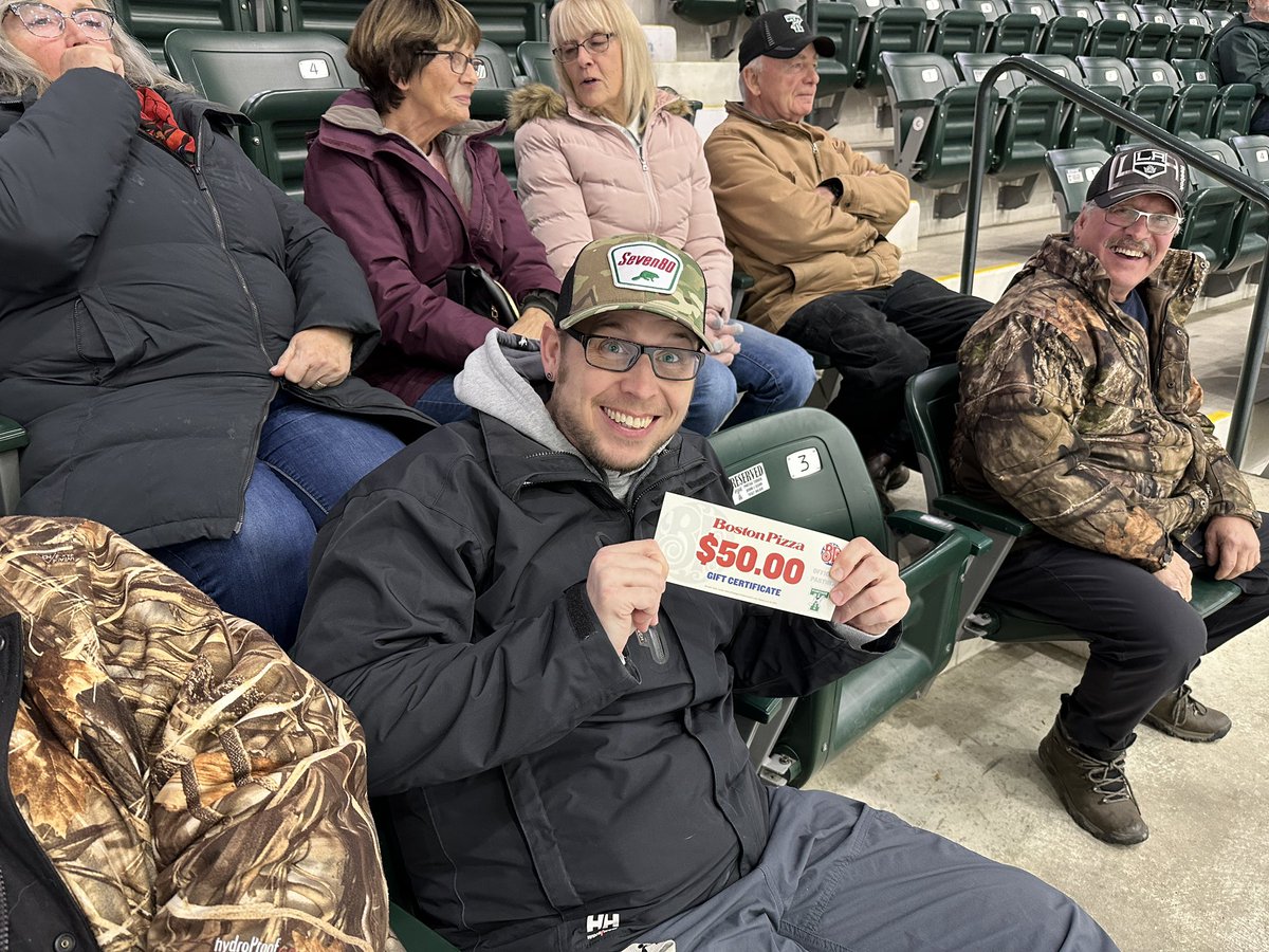 PortageTerriers's tweet photo. Ryan Spratt is our  #BPPlaP season ticket holder of the game!  #mjhlterriers🐶 https://t.co/UbL8ibwkkq
