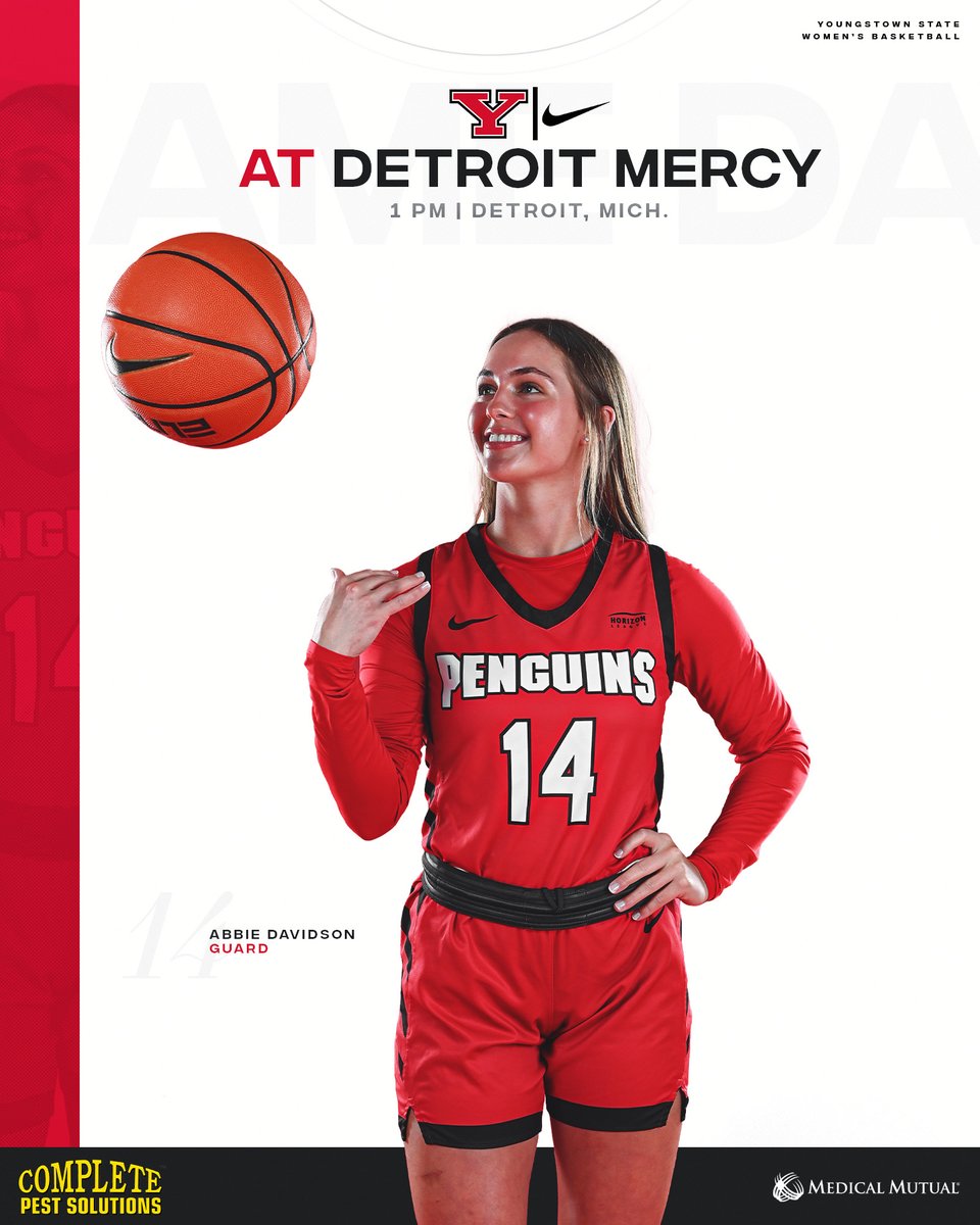 GAMEDAY

We’ll go for the Michigan sweep today against the Titans.

🏀 at Detroit Mercy
🕐 1 PM
📍 Detroit, Mich.
🏟 Calihan Hall
🎧 1390 WNIO
📺 ESPN+

#GoGuins🐧