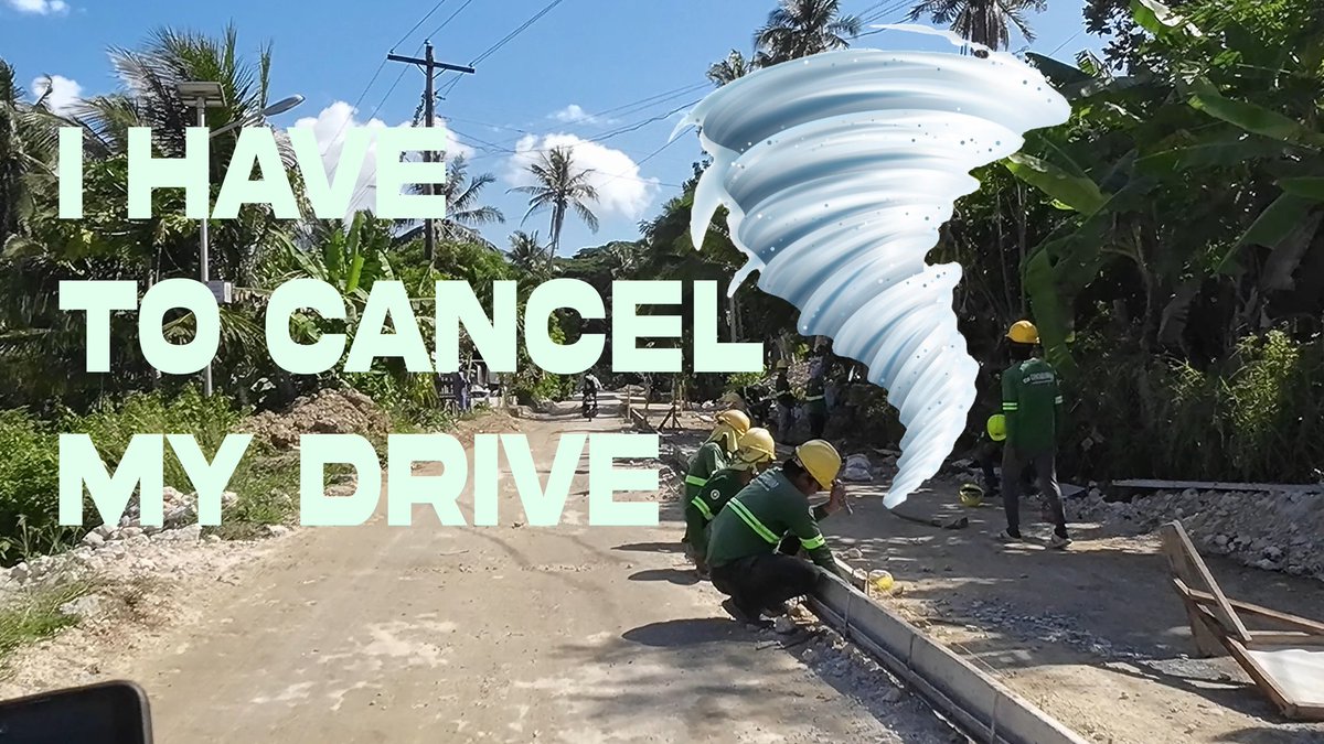 RenOverSea's tweet photo. I have to cancel my drive
https://t.co/TFoPRtzbI9
#Philippines #Cebu #Medellin #AisleOfMedellin #Storm #Travel #Adventure #MotoVlog #Motorbike #CebuLoop #Catmon #Catmodaan #Tabogon #Borbon #Damolog #Highland #Bogo https://t.co/d5yRC7RIia