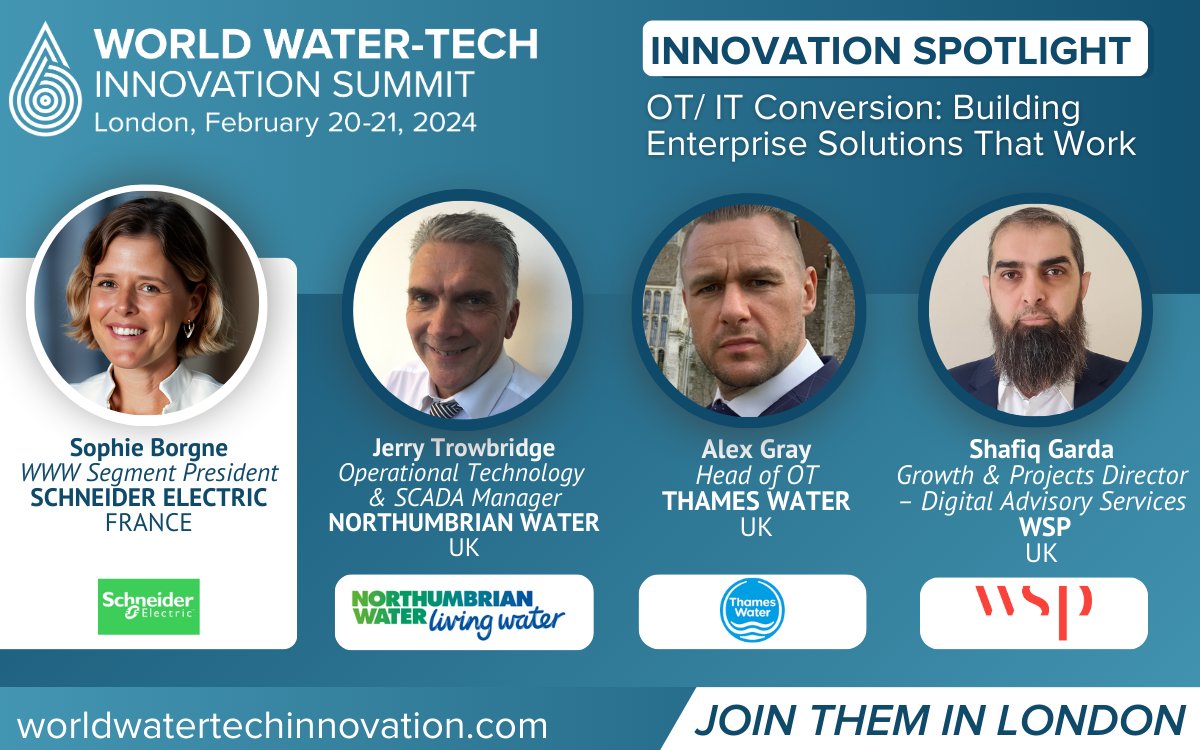 diafogolin's tweet image. We’re proud to be a partner for the #WorldWaterTech Innovation Summit, bringing together over 600 global water leaders in London to focus on proactive asset management and circular solutions. 

Connect with us by registering now spr.ly/6000pvWLY
